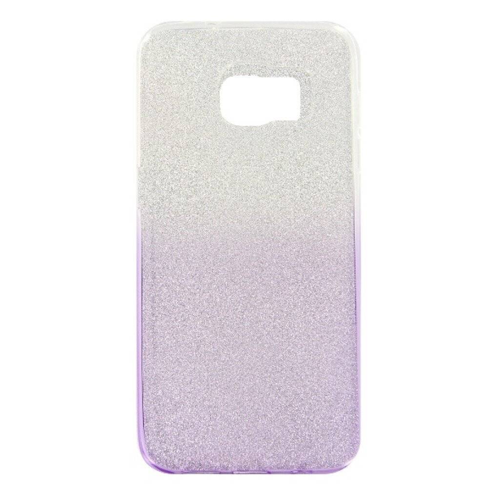 TPU Handyhülle für Samsung Galaxy S7E Violett Schutz Tasche