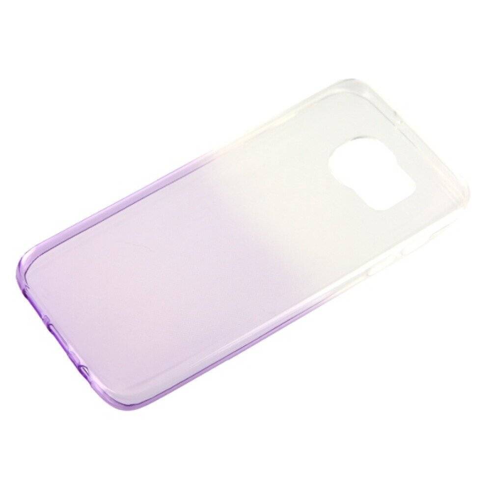 TPU Handyhülle für Samsung Galaxy S7E Violett Schutz Tasche