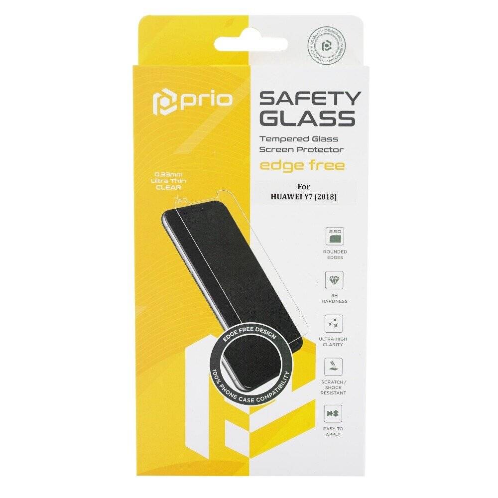 prio Displayschutzglas für Huawei Y7 (2018) transparent