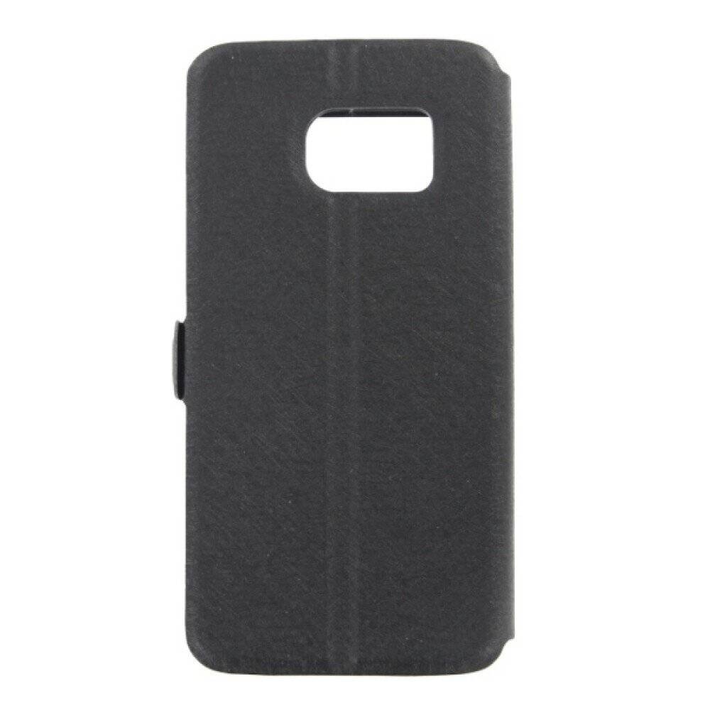 Flip Cover Handyhülle für Samsung Galaxy S7 Schwarz Schutz Case