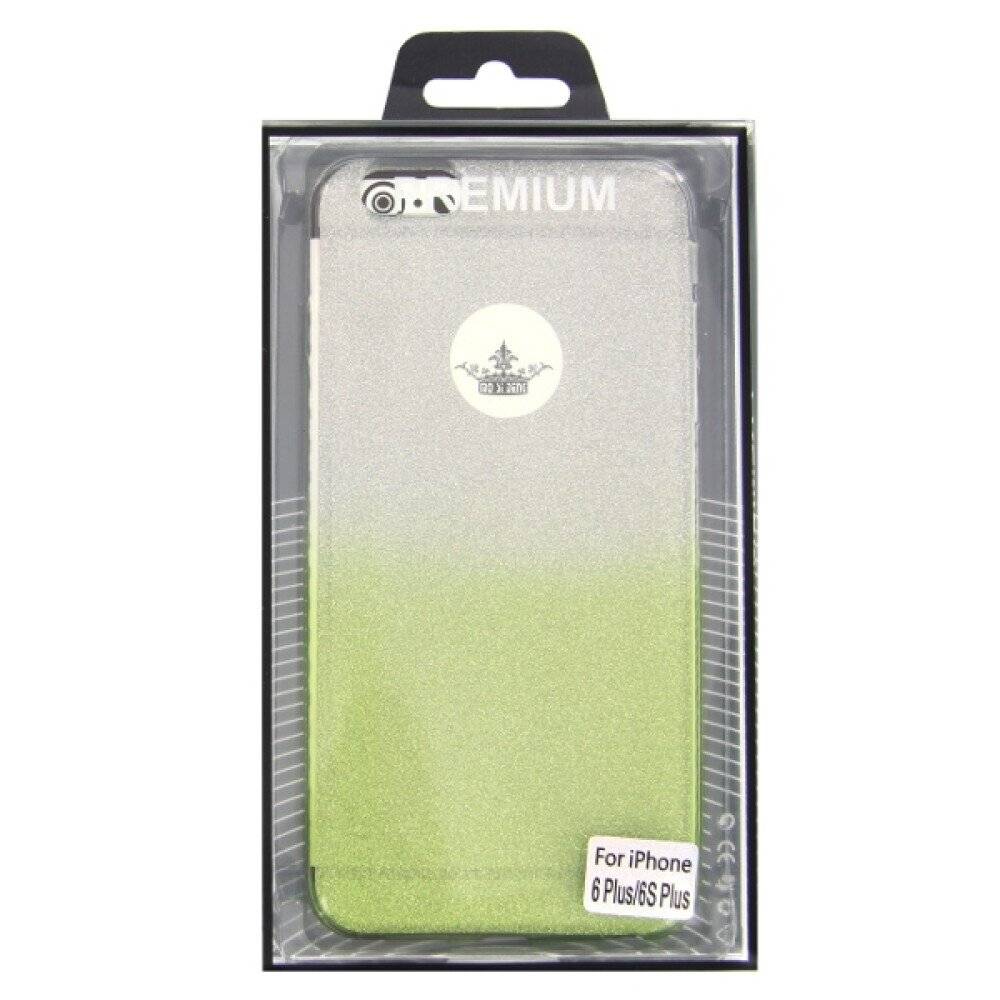 TPU Handyhülle für iPhone 6 6S Plus Grün Schutz Tasche