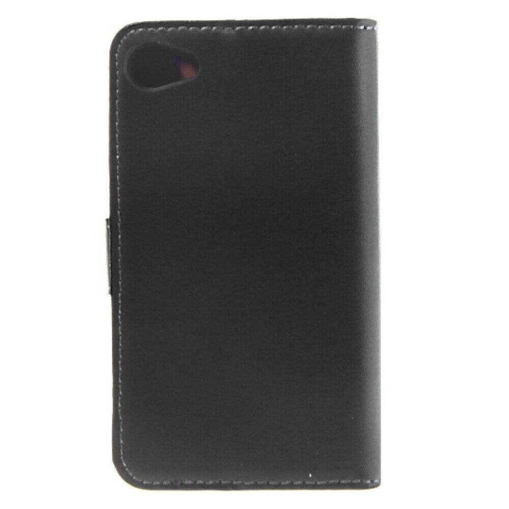Slim Book Case Handyhülle für Sony Xperia Z5 Compact Schwarz