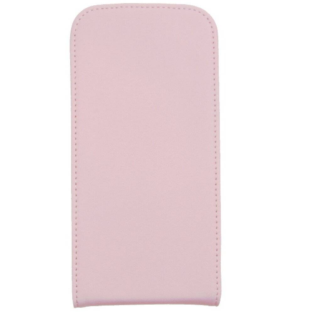 Slim Leder Flip Handyhülle für Samsung Galaxy S4 I9500 Pink Schutz Case