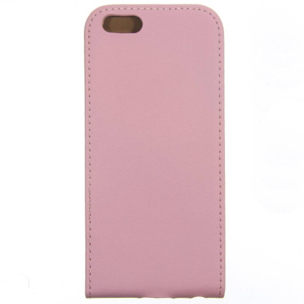 Slim Leder Flip Handyhülle für iPhone 6/6s Pink 4250710555383