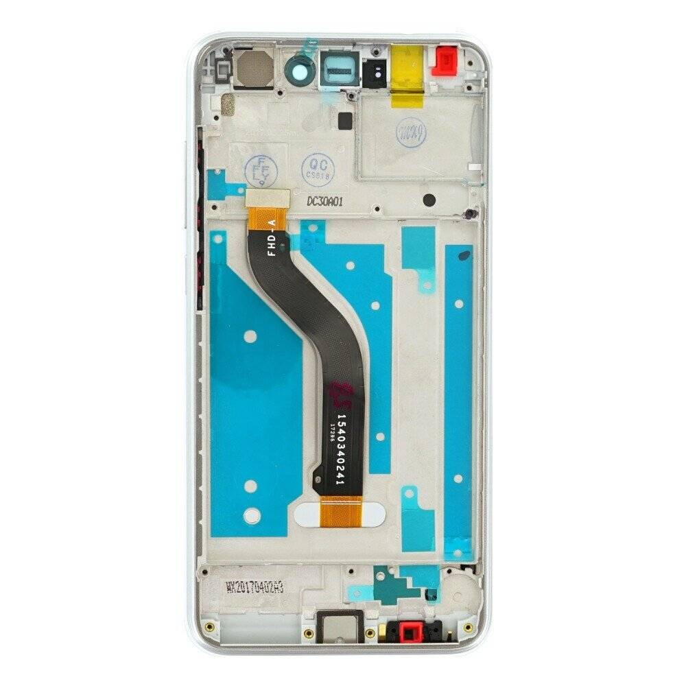 Display für Huawei P8 Lite 2017 LCD + Rahmen Weiß Touch Bildschirm