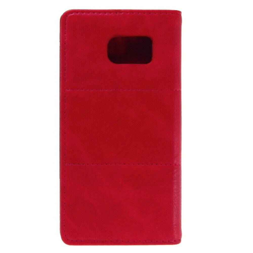 Book Case Handyhülle für Galaxy S6 Pink Schutz Tasche