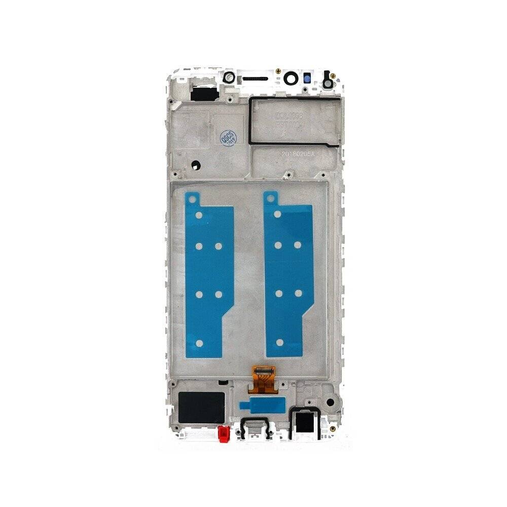 Display für Huawei Honor 7C LCD + Rahmen Weiß Bildschirm Touch