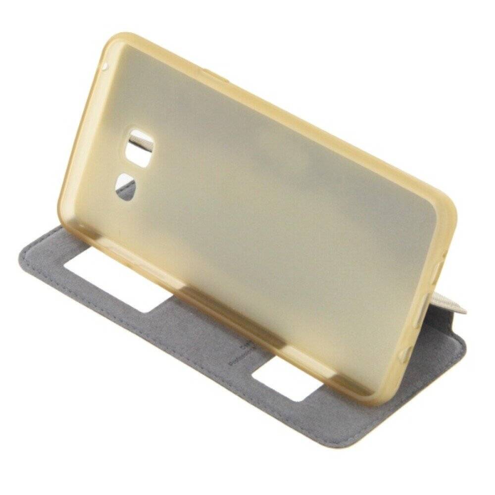 Magnet Flip Handyhülle für Samsung A5 2016 Gold