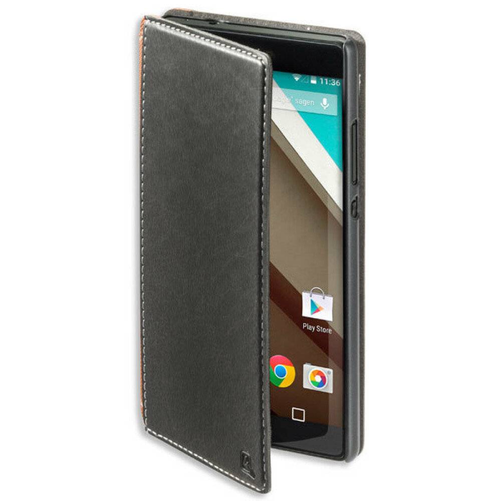 Book Case Handyhülle für Huawei P8 Schwarz 4ST7038