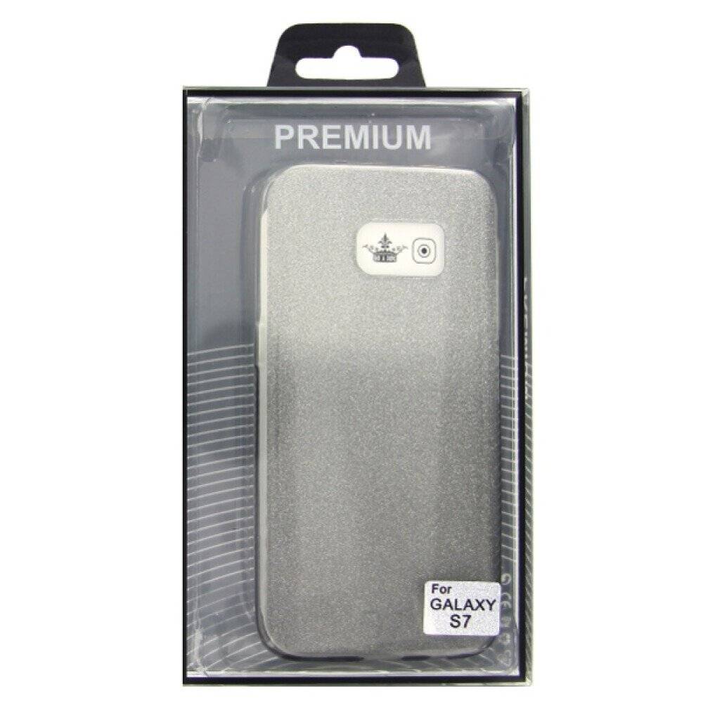 TPU Handyhülle für Samsung Galaxy S7 Schwarz Glänzend Schutzhülle