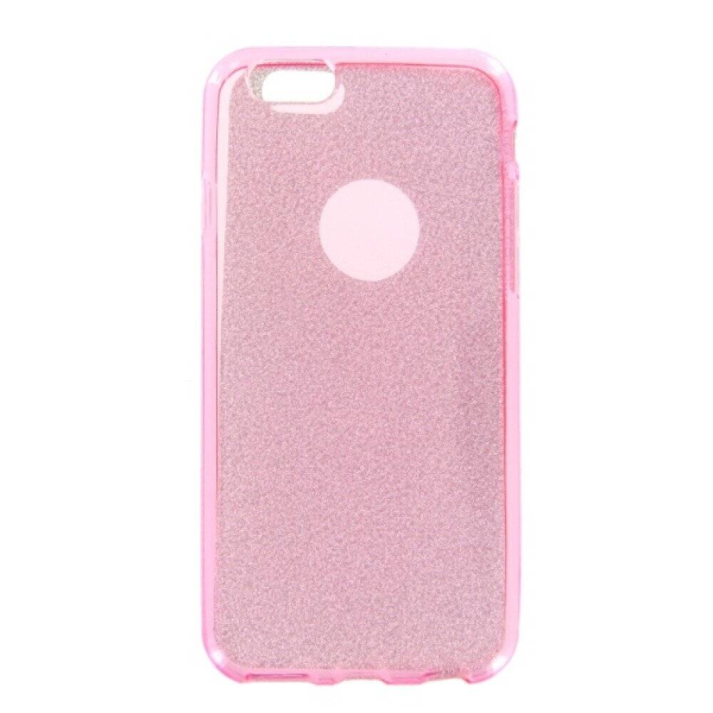TPU Handyhülle für iPhone 6 6S Pink Glitter Schutzhülle Tasche