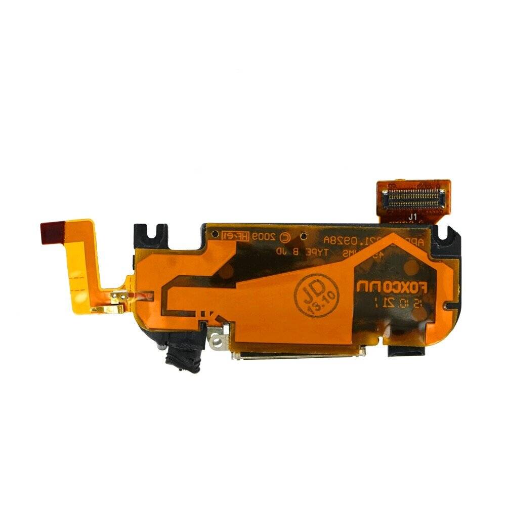 Ladebuchse für iPhone 3GS Schwarz Dock Connector Flex Ersatz