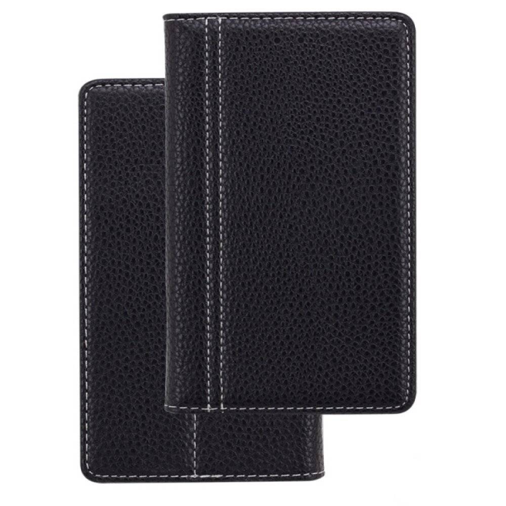 Original Book Case Handyhülle für Wiko U Feel Prime Schwarz Schutz