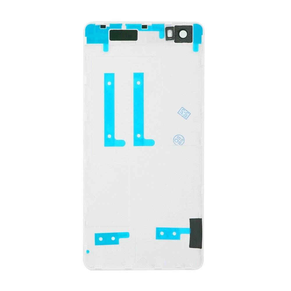 für Huawei P8 Lite Akkudeckel Backcover Weiß Rückseite