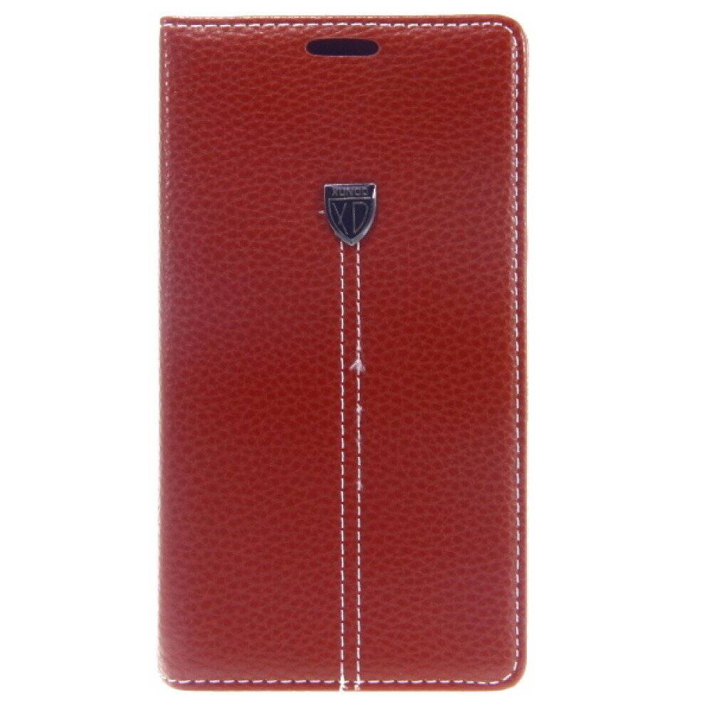 Book Case Handyhülle für Galaxy Note Edge Braun Schutz Tasche