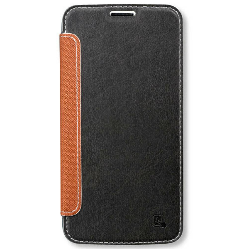 Book Case Handyhülle für Samsung Galaxy S6 Schwarz 4ST7006