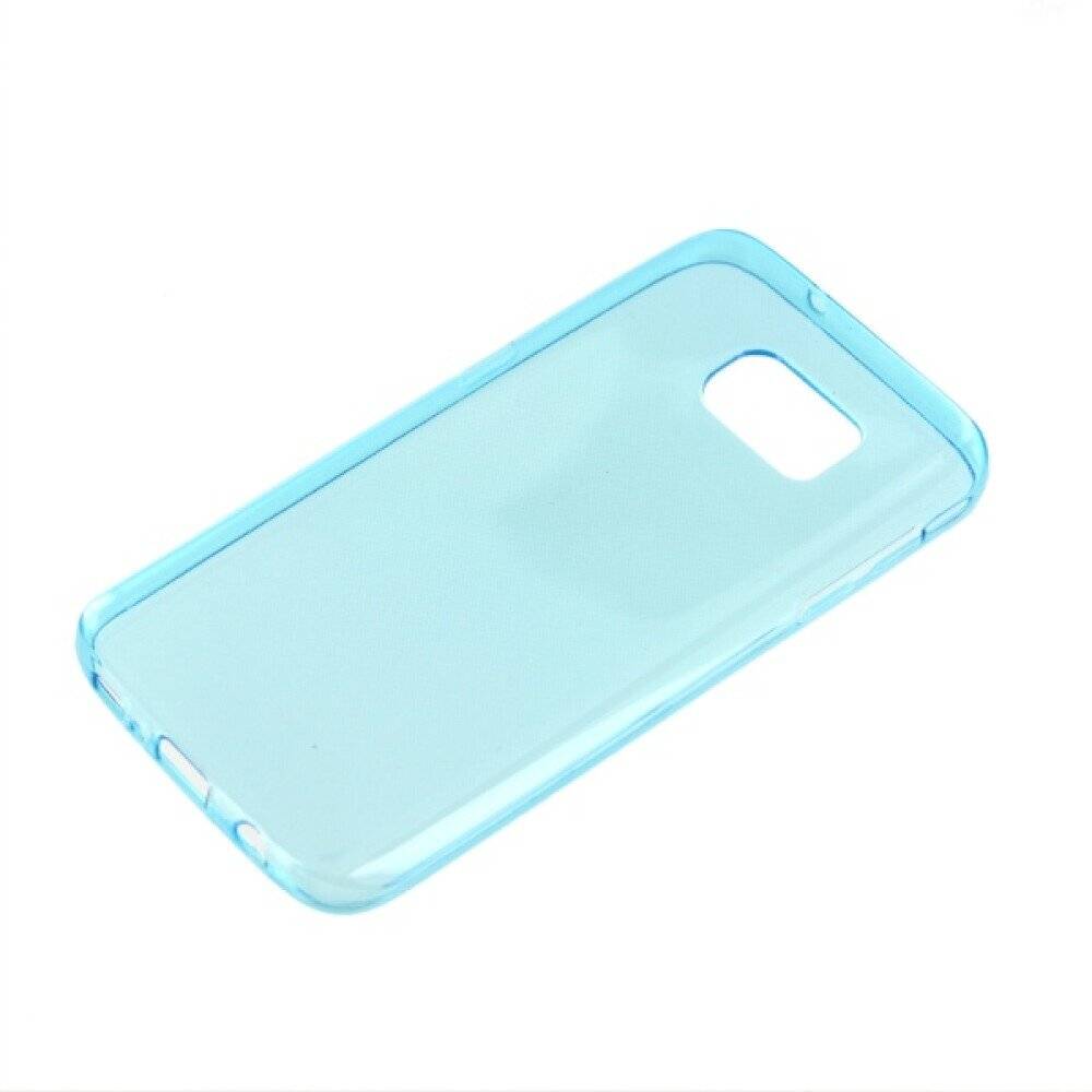 TPU Handyhülle für Samsung Galaxy S7 Blau Glitter Schutz Tasche