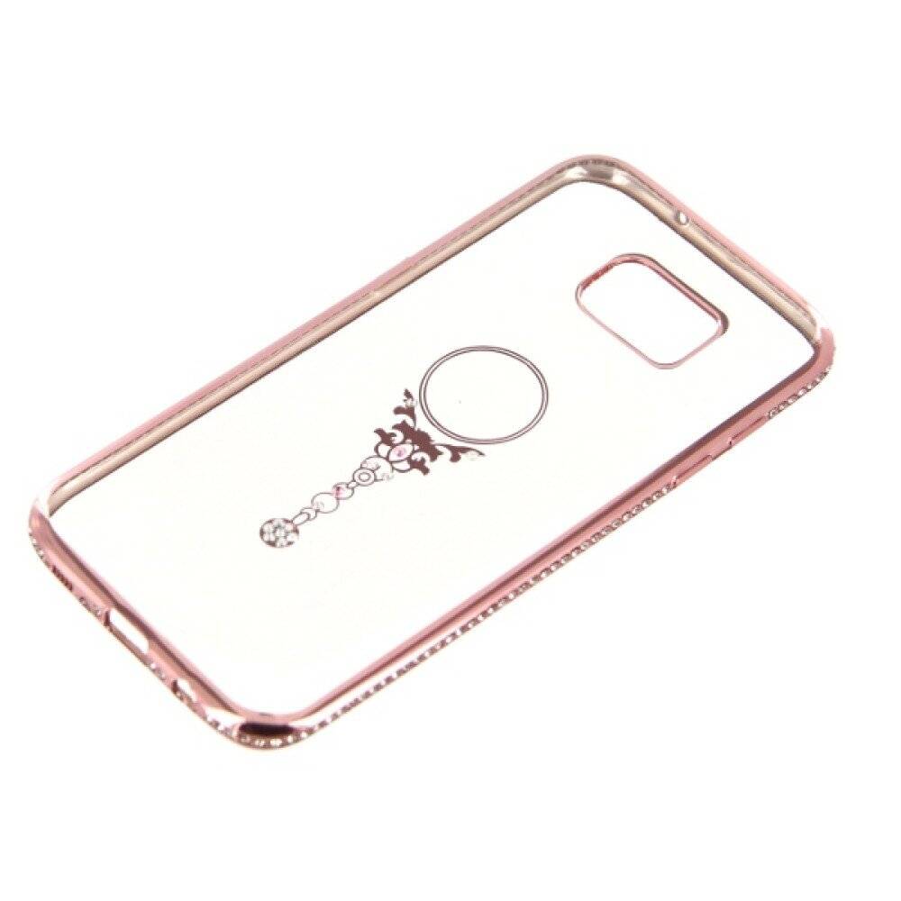 TPU Handyhülle für Samsung S7 Edge Rosegold Schutzhülle Case