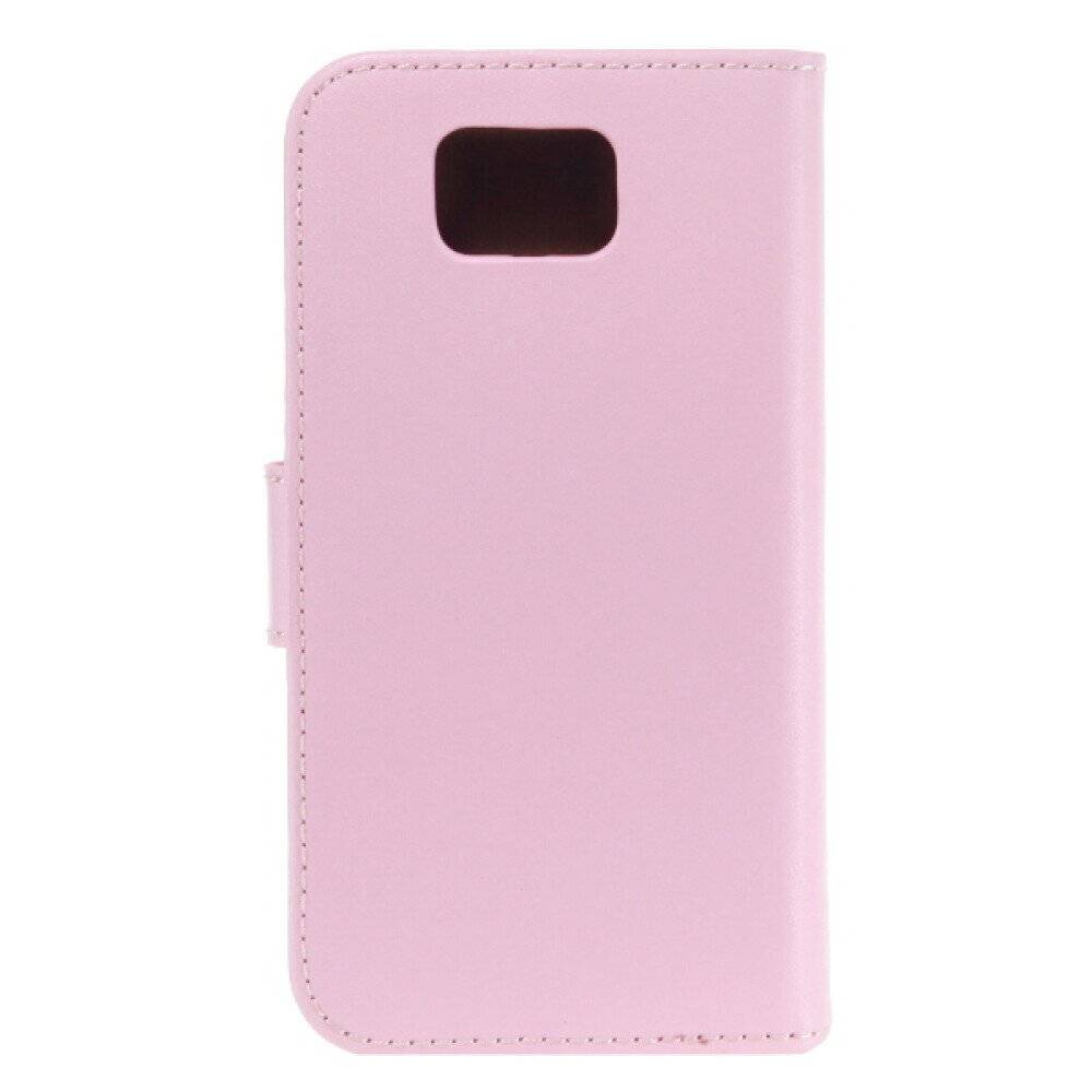 Lederhülle Handyhülle für Galaxy Alpha Pink 4250710555581