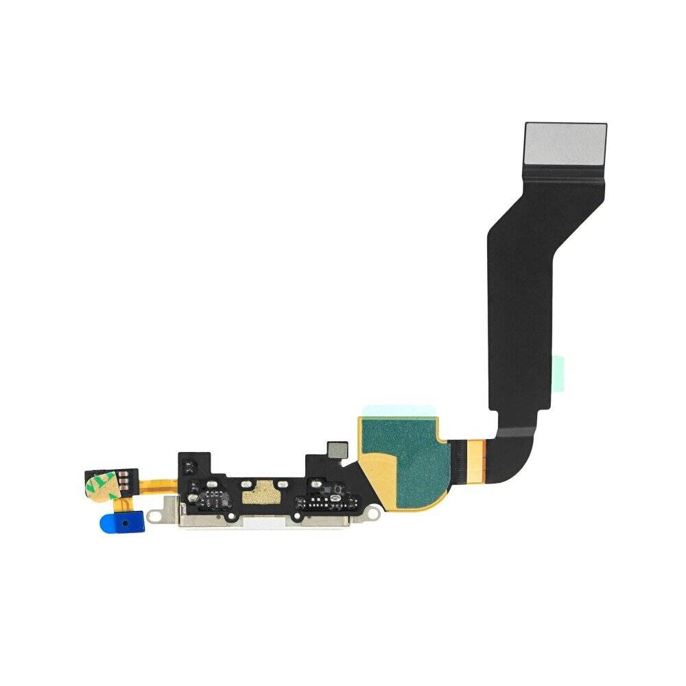 Ladebuchse für Apple iPhone 4s Weiß Dock Connector Flex 821-1301-A