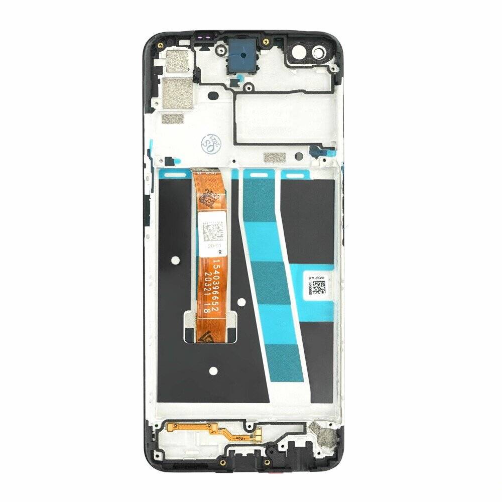 Display für OPPO A52 4G LCD + Rahmen Schwarz Touch Ersatz