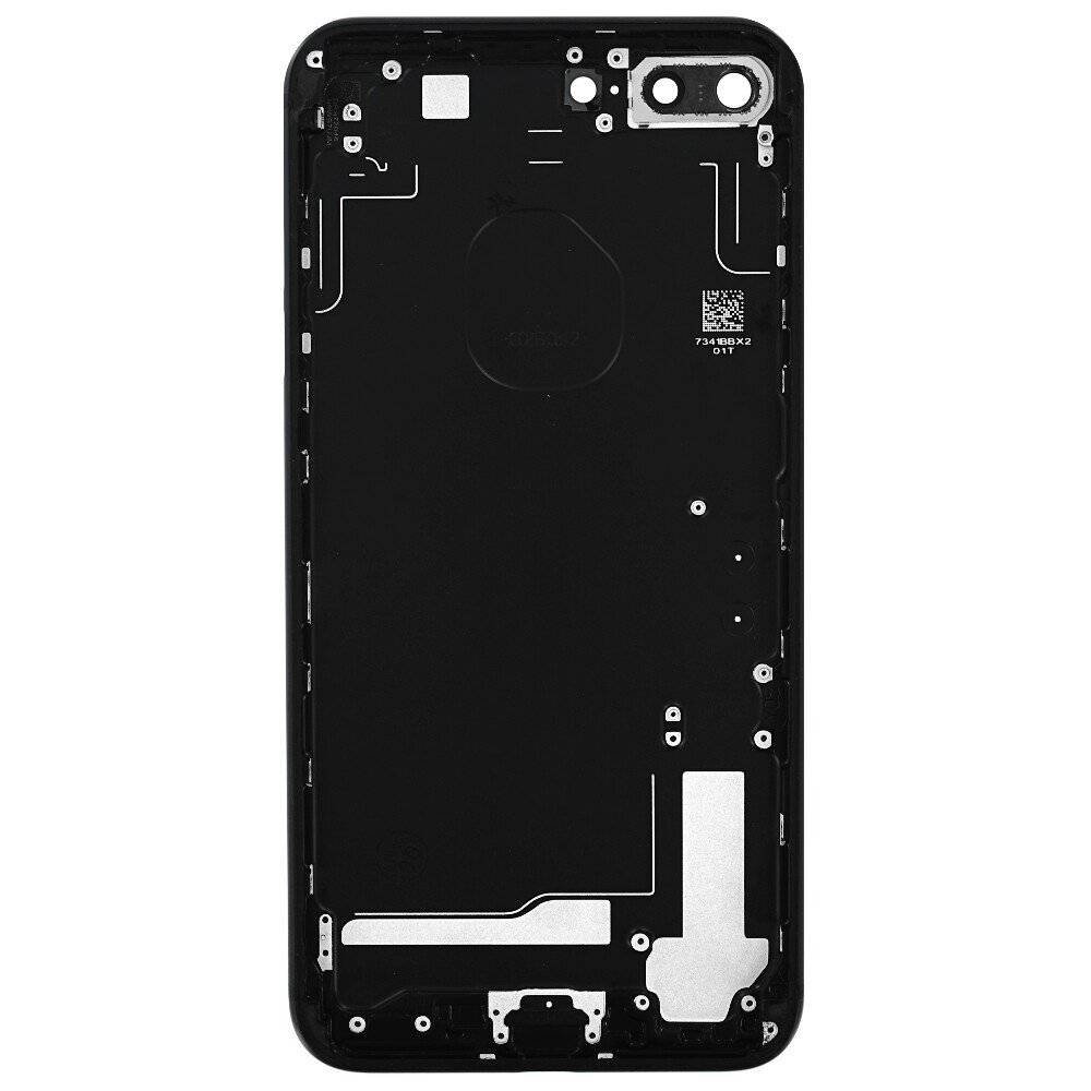 Ersatz iPhone 7 Plus Rückseite Abdeckmatte Schwarz