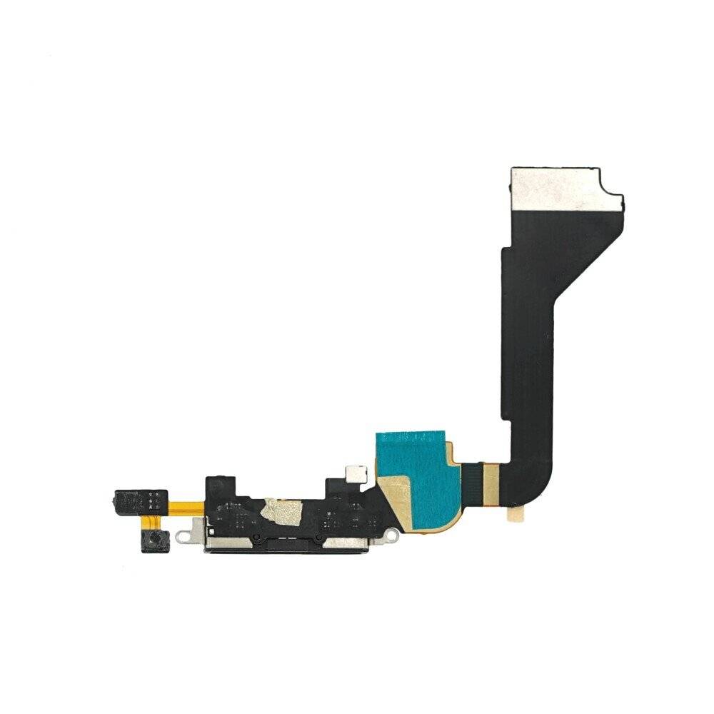Ladebuchse für iPhone 4 Schwarz Systemanschluss Flexkabel 821-1093-A