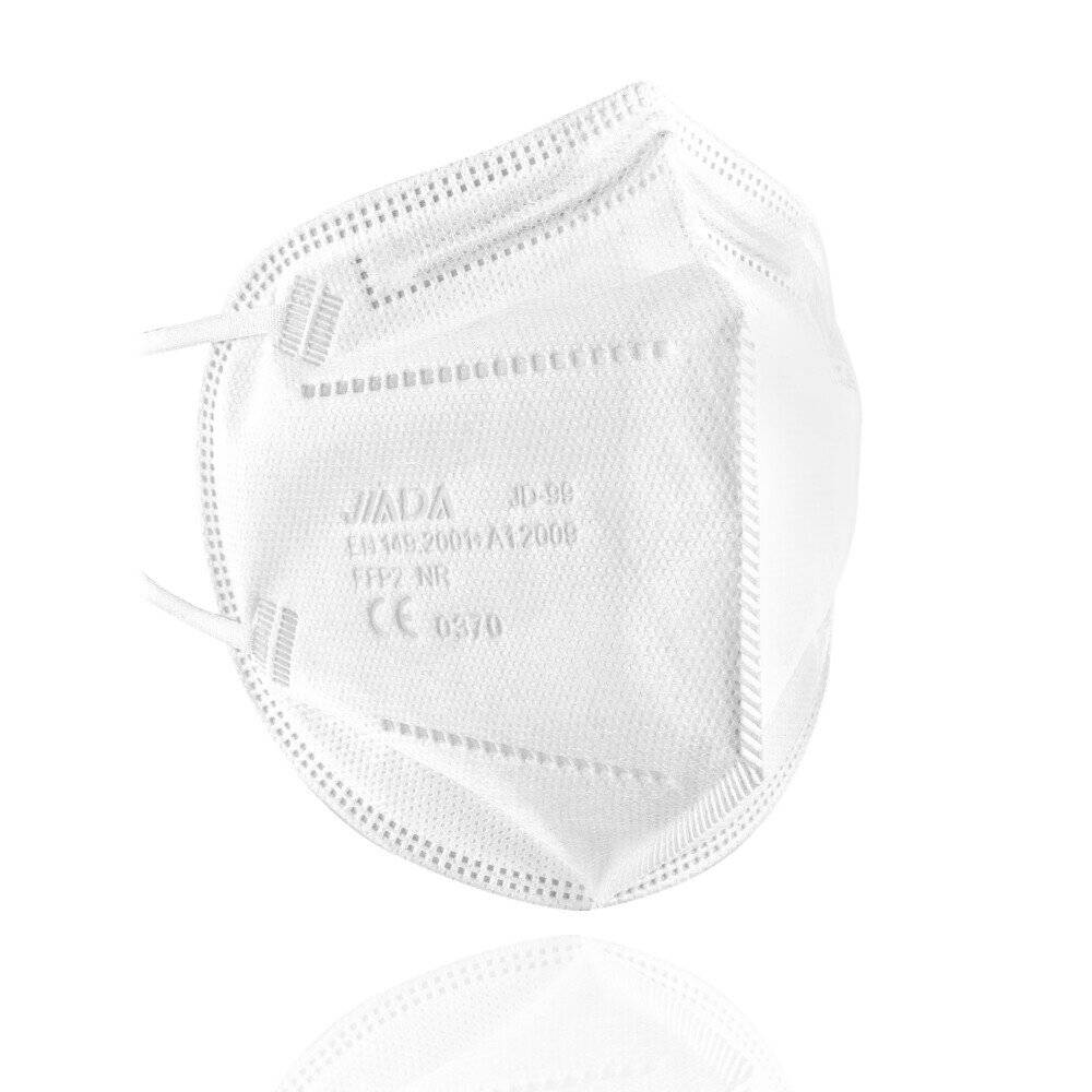 Original 25x FFP2 NR Einwegmaske Atemschutzmaske Halbfiltermaske Weiß JD-99