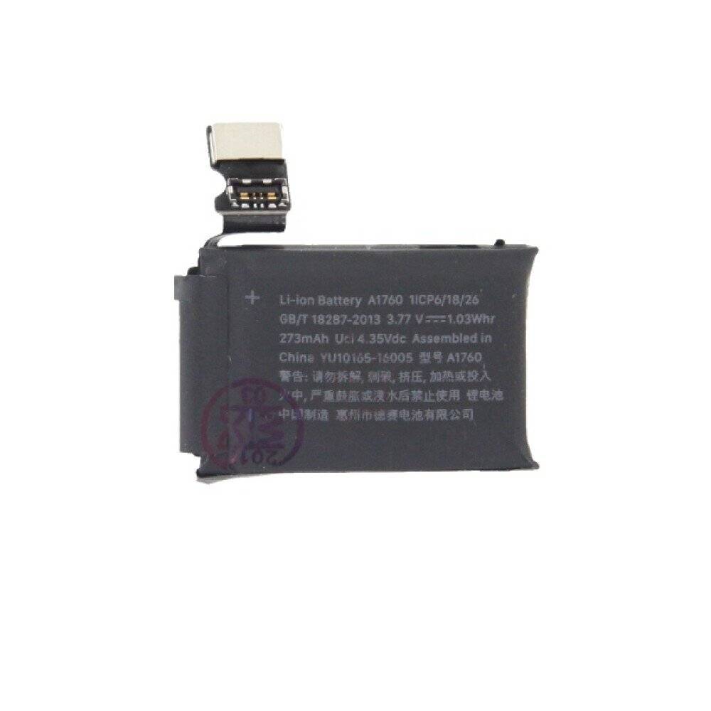 A1760 Akku für Apple Watch 2 38 mm Batterie Ersatzakku 273mAh wie Original