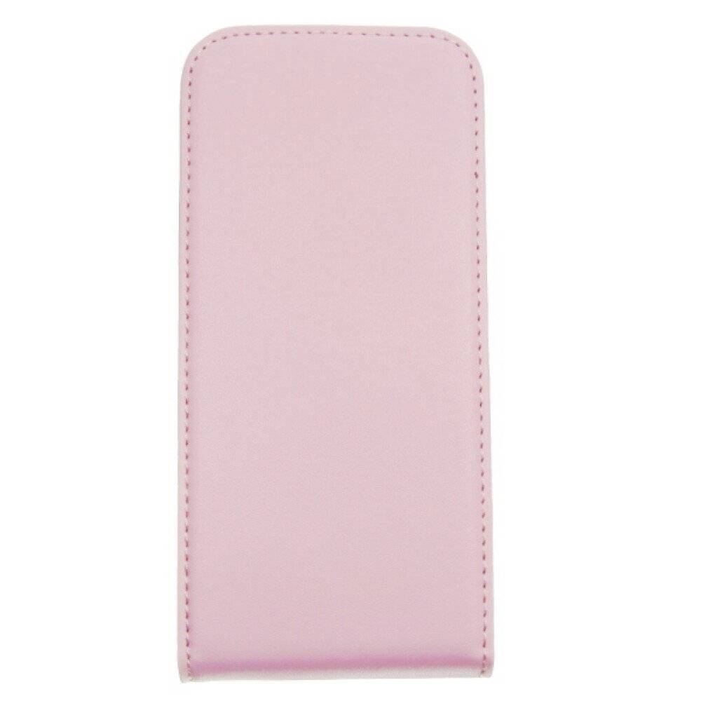 Slim Leder Flip Handyhülle für HTC One M8 pink