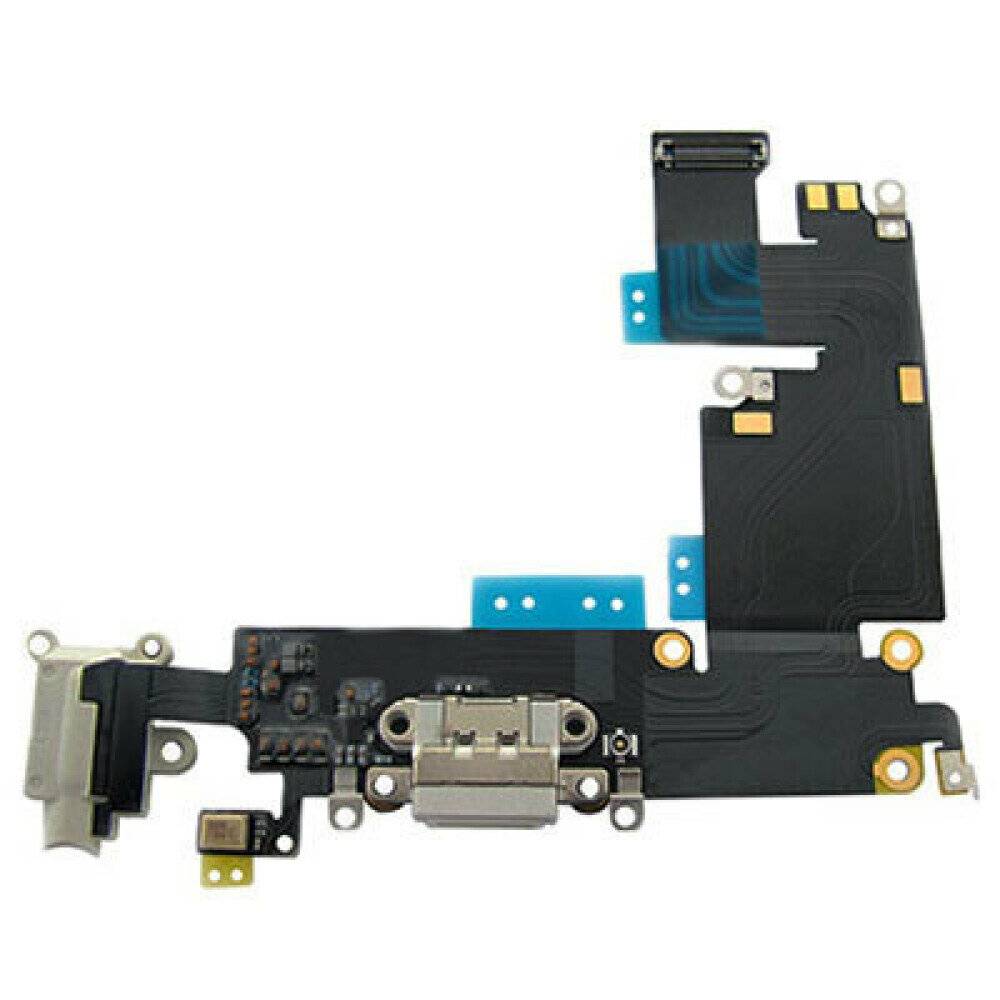 Ladebuchse für iPhone 6 Plus Grau Flex Kabel