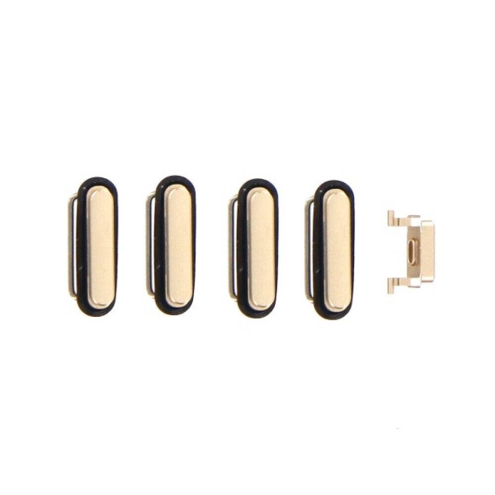 Power Volume Mute Tasten für iPhone 6 - Gold Ersatz Knopf Schalter