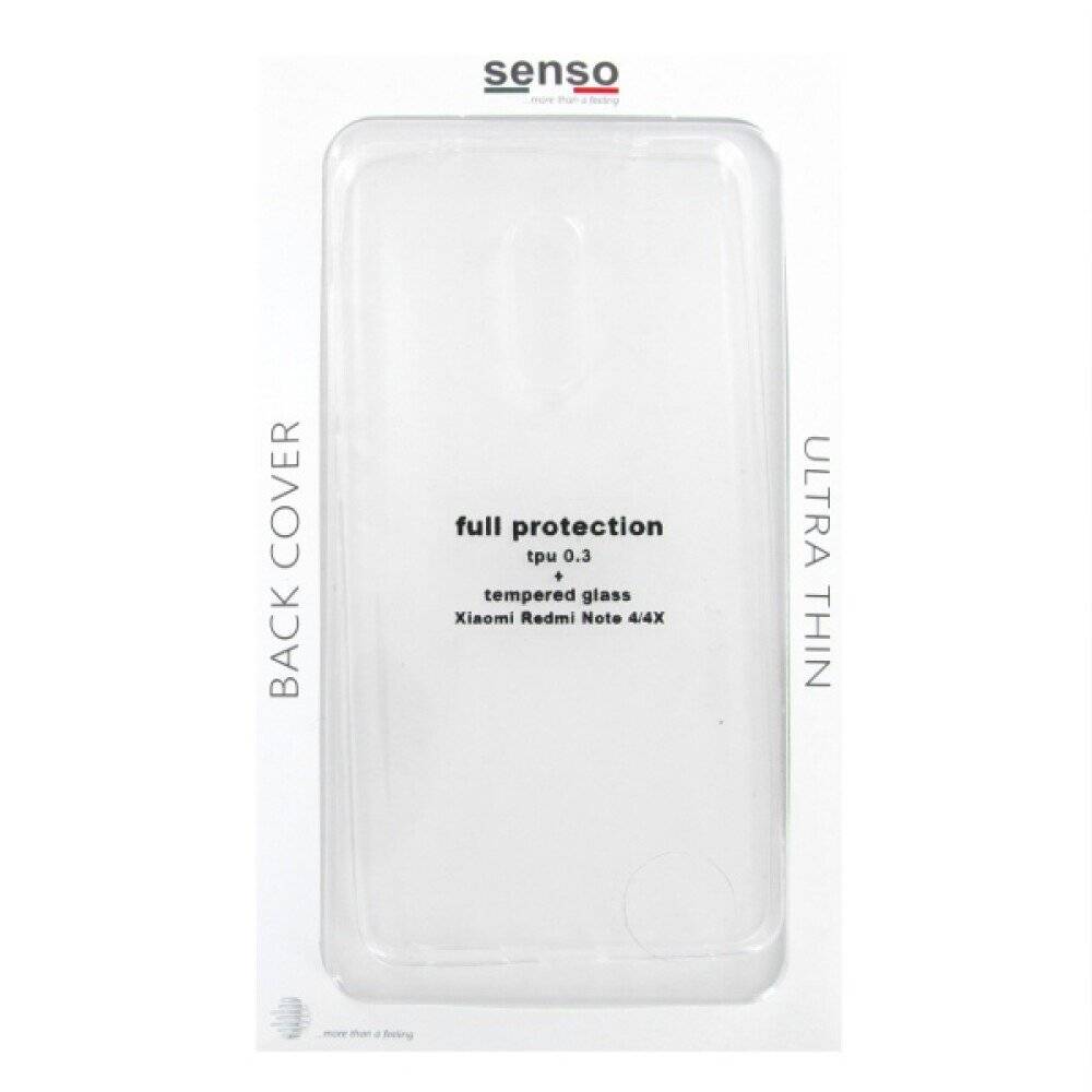 Original Senso Bumper Handyhülle Xiaomi Redmi Note 4 4X Schutzhülle SEFPXIAN4TR