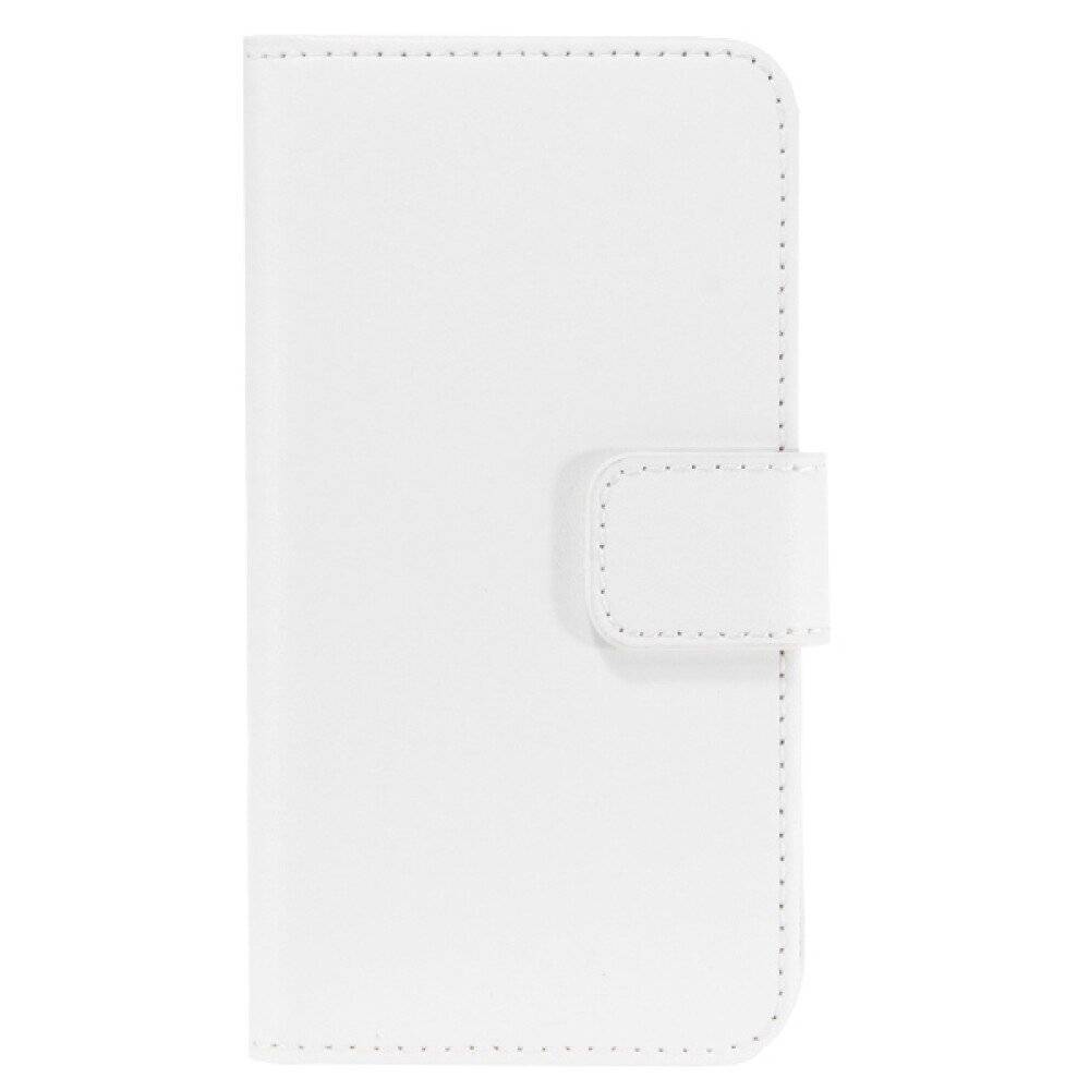 Lederhülle Handyhülle für Samsung Galaxy S5 mini Weiß Tasche Schutz