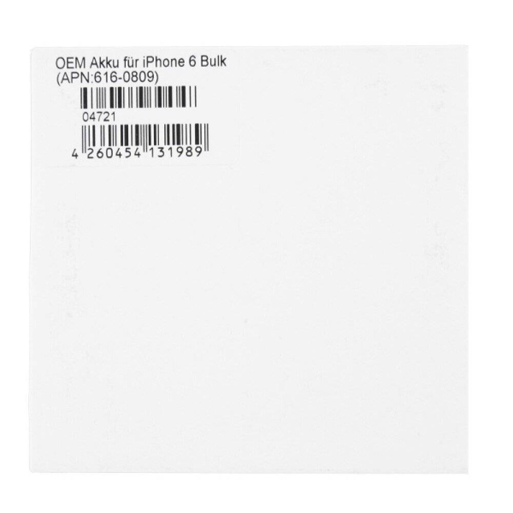 616-0809 Akku für iPhone 6 wie Original