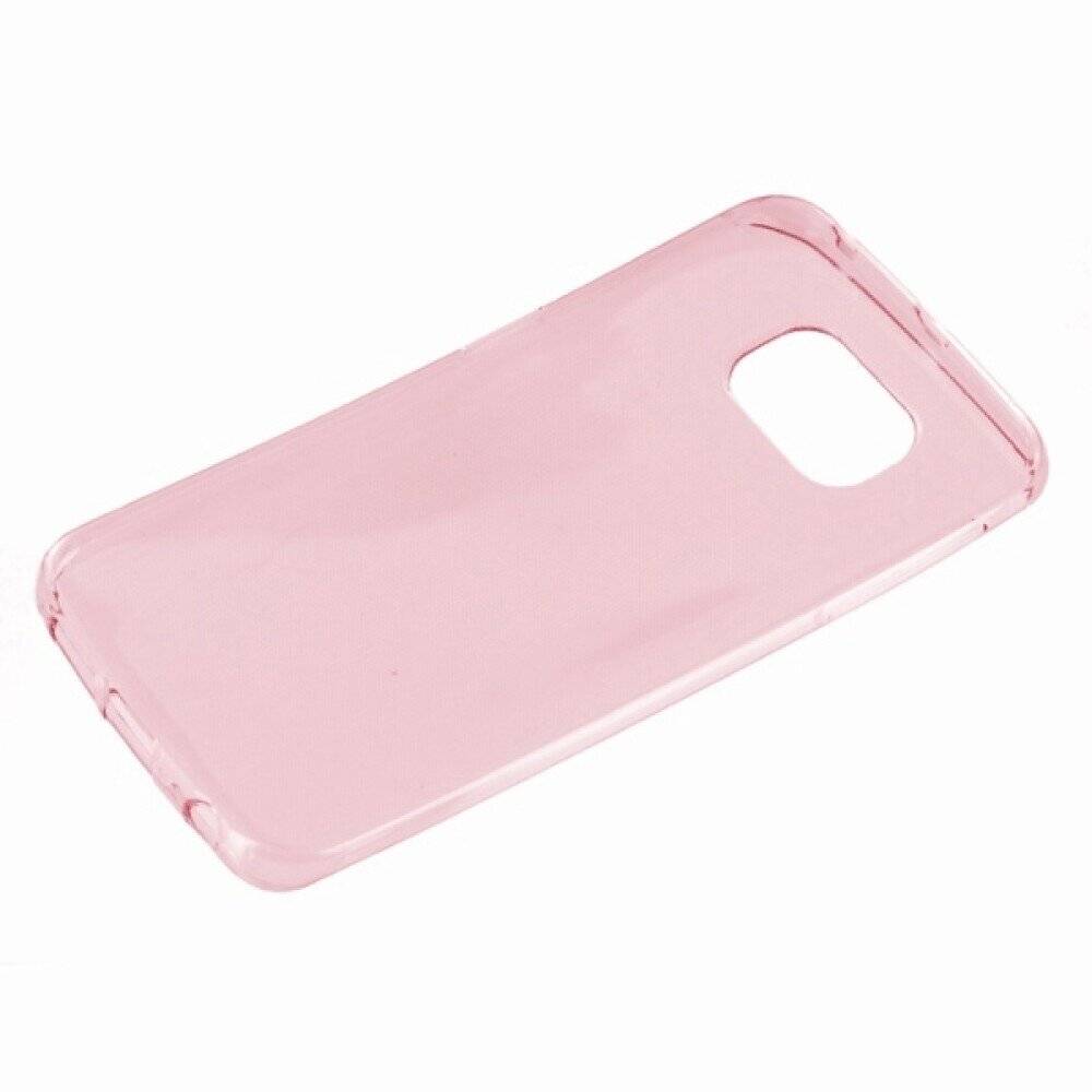 TPU Handyhülle für Samsung Galaxy S6 Edge Pink Schutz Tasche