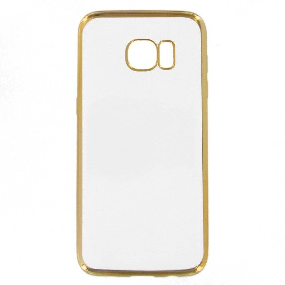 TPU Handyhülle für Samsung Galaxy S7 Gold Schutz Tasche