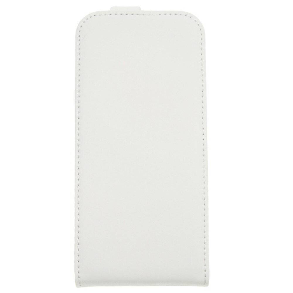 Flip Hülle Handyhülle für HTC One M8 Weiß Leder Tasche Schutz 4250710552863