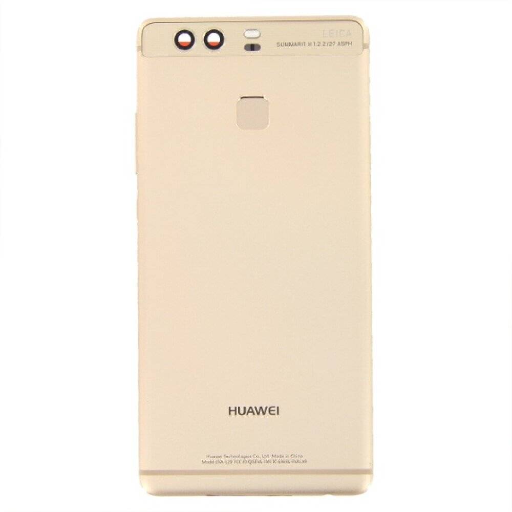 für Huawei P9 Akkudeckel Backcover Gold Akkufachdeckel Rückseite