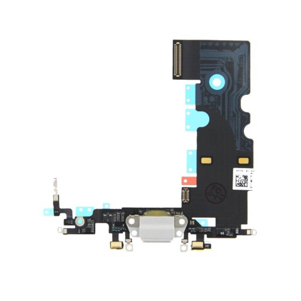 Ladebuchse für iPhone 8 Weiß Audio Flex Dock Connector Ersatz