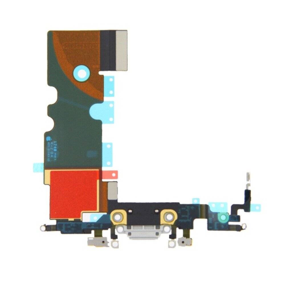 Ladebuchse für iPhone 8 Weiß Audio Flex Dock Connector Ersatz