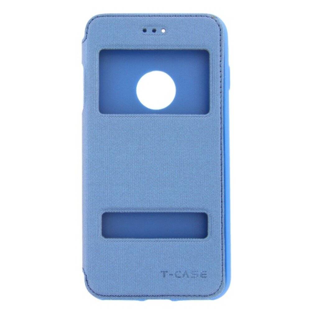 Original Magnet Flip Handyhülle für iPhone 7/8 Plus Blau Schutz Case