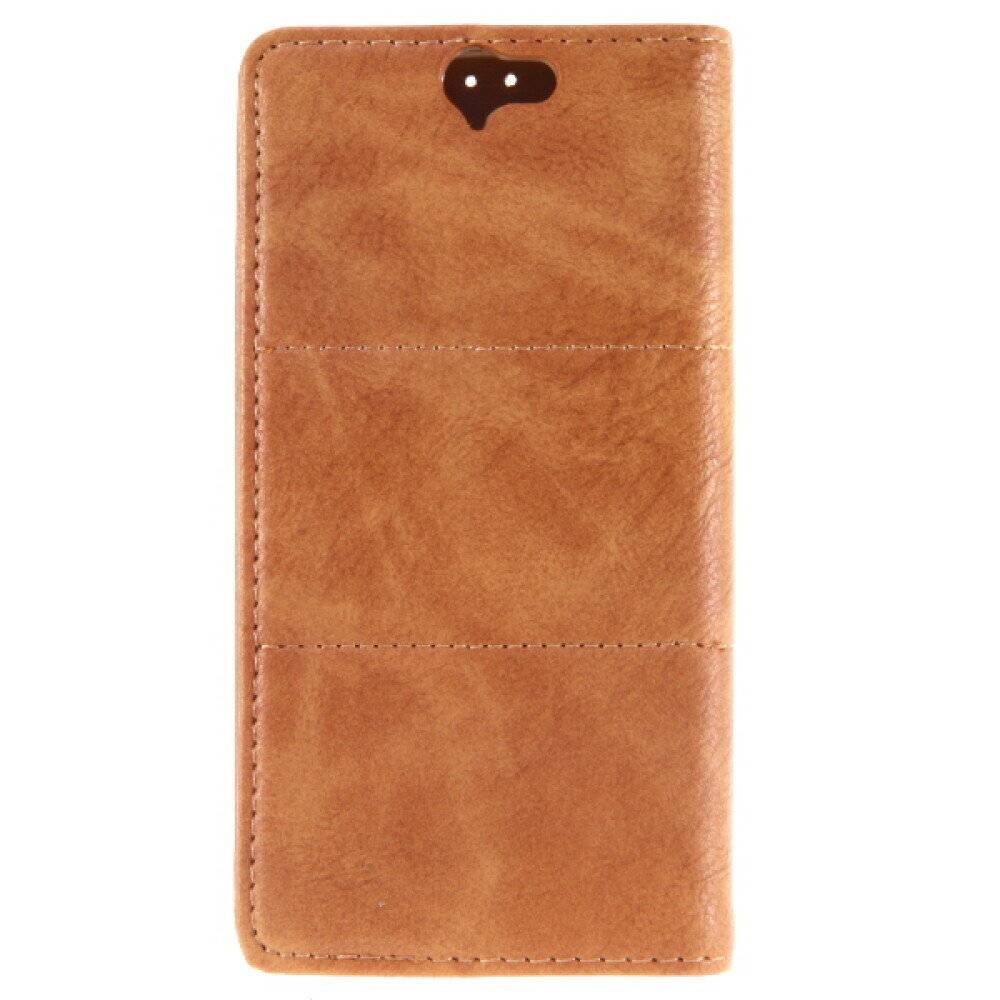 Book Case Handyhülle für HTC One A9 Gold