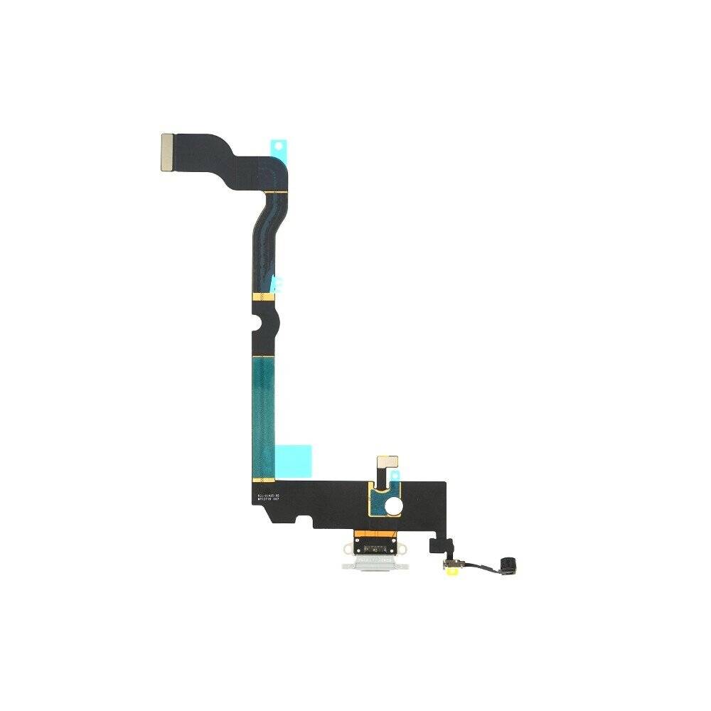 Ladebuchse für iPhone XS Max Weiß Dock Connector Flex Ersatz