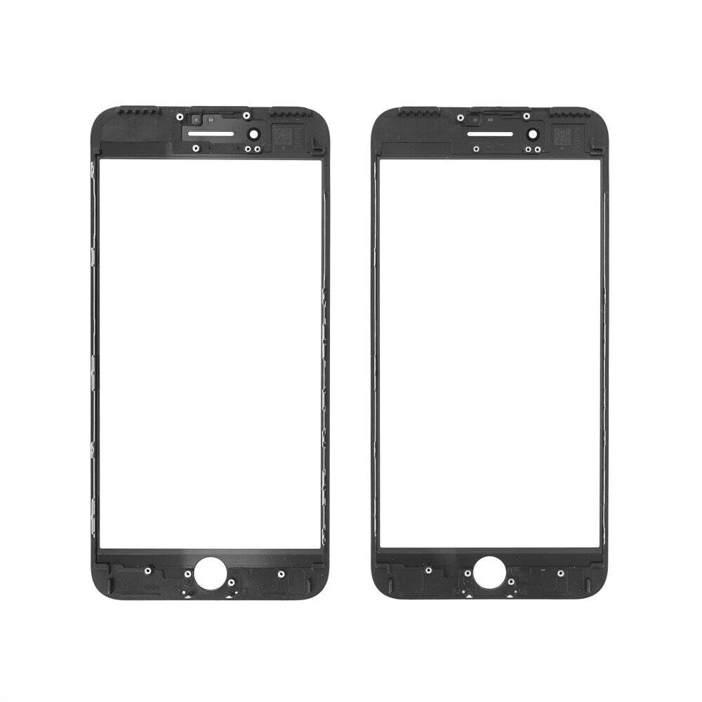 Displayglas für iPhone 7 Plus schwarz Panzerfolie Displayschutz