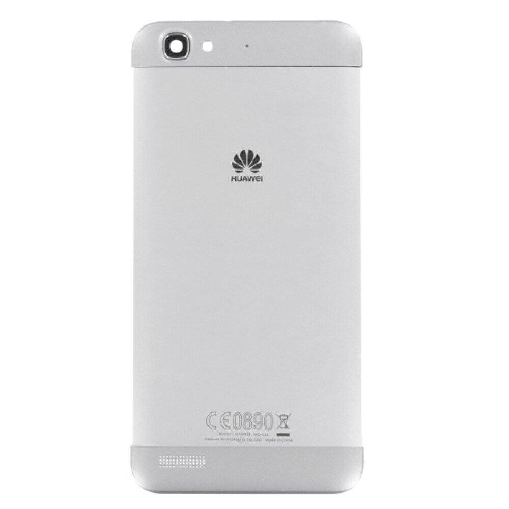 für Huawei P8 Lite Smart Akkufachdeckel GR3 Weiß Rückseite