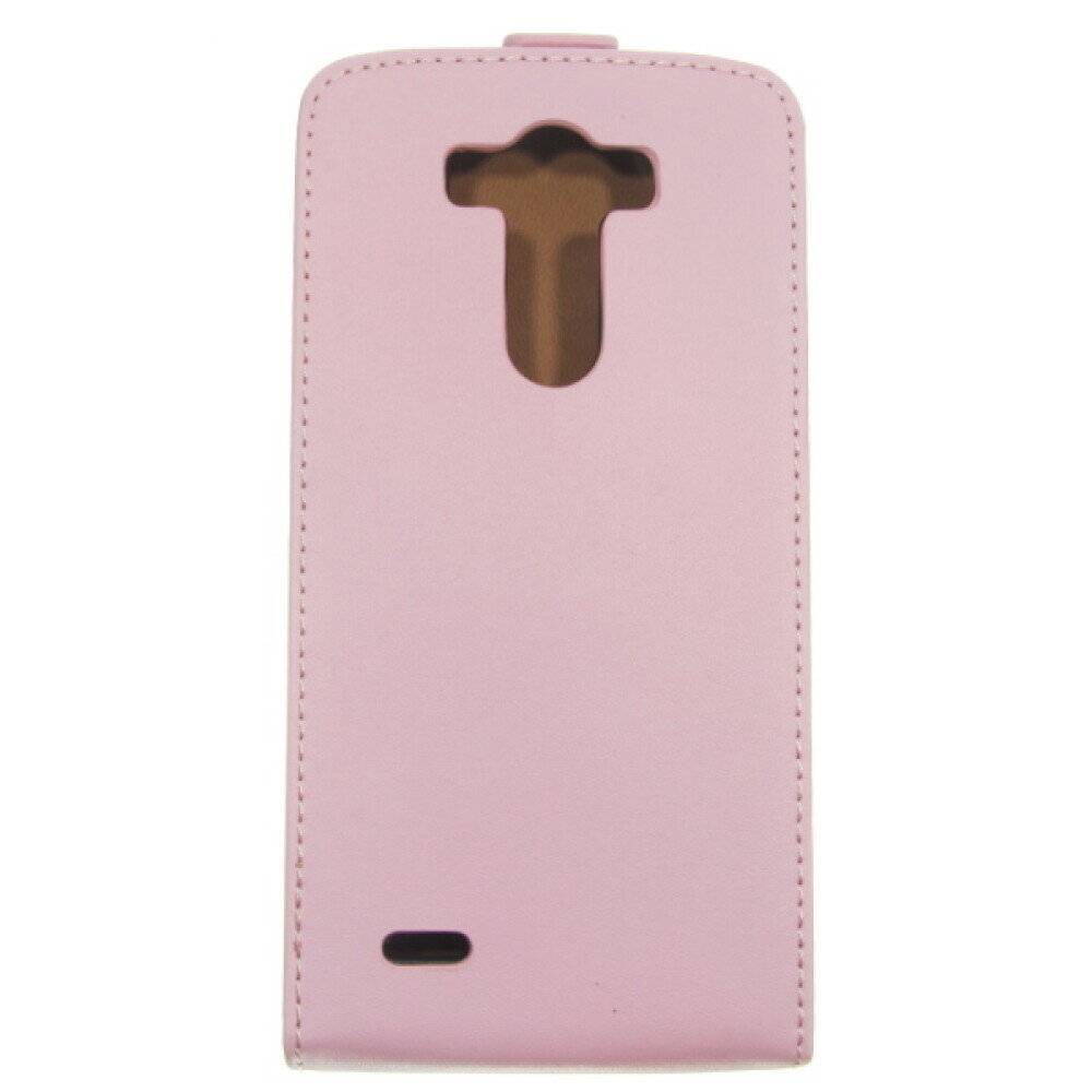 Leder Flip Handyhülle für LG G3 D855 Pink Schutz Case 4250710554034