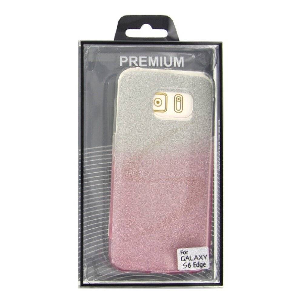 TPU Handyhülle für Samsung Galaxy S6 Edge Rosa Schutz Tasche