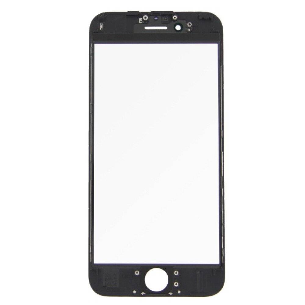 Displayglas für iPhone 6s schwarz Panzerfolie Displayschutz