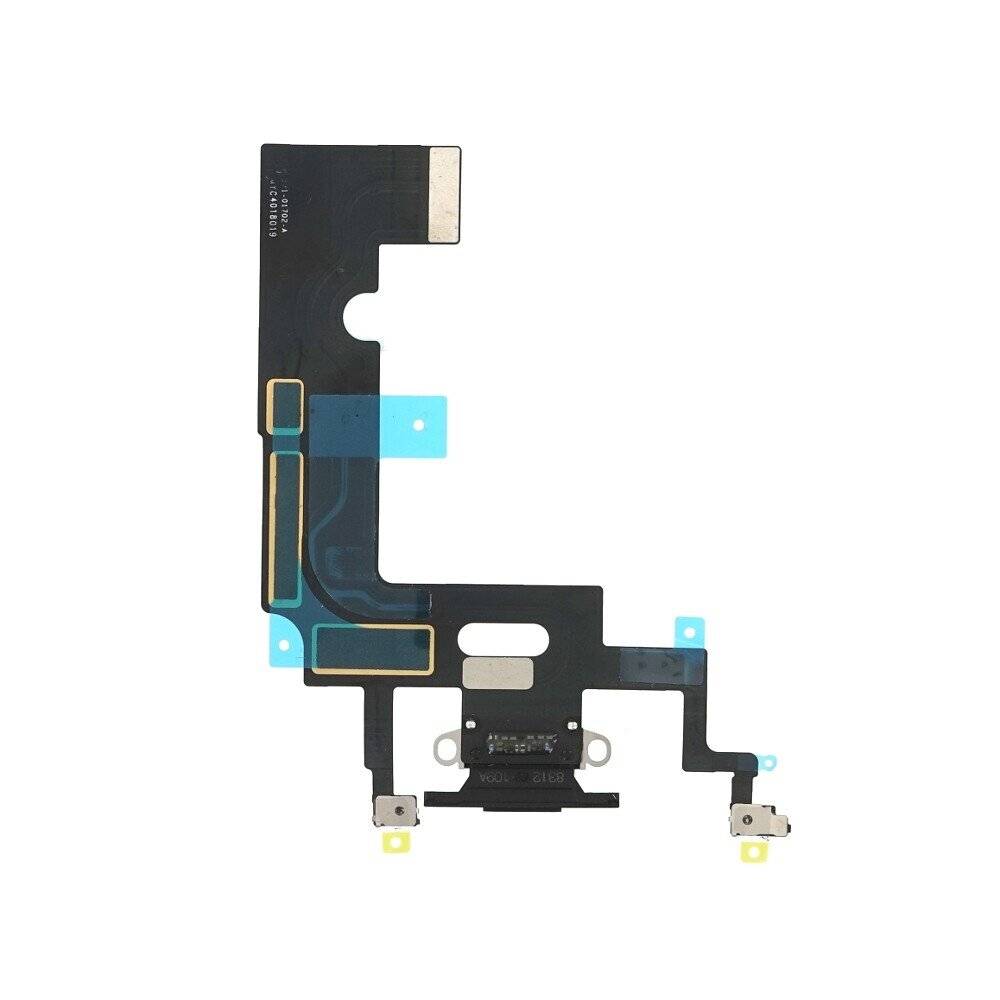 Ladebuchse für iPhone XR Schwarz Dock Connector Flex Ersatz